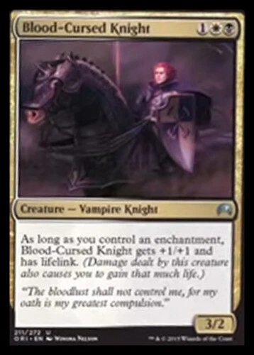 Blood-Cursed Knight ~ Lightly Played Magic Origins MTG Magic UltimateMTG Multi-C - Image 1 of 1