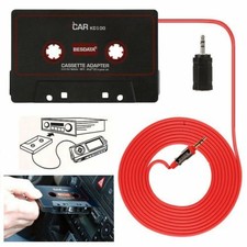 3.5mm Cassette Deck Player Car Music Audio Tape Adapter Aux Cable Mp3 caradapter