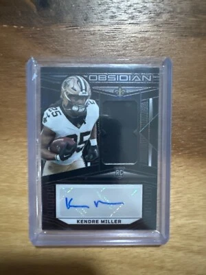 2023 Panini Obsidian Kendre Miller RC Patch Auto RPA /199 #208 Saints - Image 1 of 2
