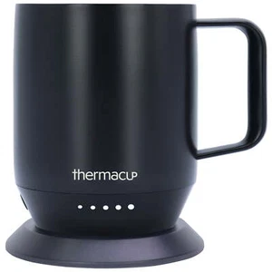 Controlled Self Heating Coffee Mug, Stainless Steel Heated Cup Beverage - Picture 1 of 8
