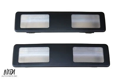 2000 - 2003 BMW E39 M5 FRONT UPPER BLACK SUN VISOR LIGHT PAIR ASSEMBLY OEM Foto 1 de 3