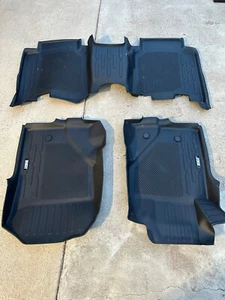 TPE Floor Mats - 2021 - 2024 Ford Bronco 4 Door (not for sport) 3Pc Front & Rear - Picture 1 of 9