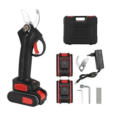 Forbice a Batteria da Potatura Cesoie 2 Batterie 48V Troncarami Tagliarami 30mm