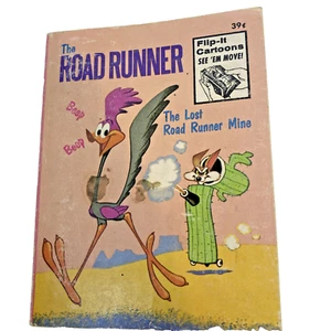 The Road Runner The Lost Road Runner Mine Vintage 1974 Little Big Book - Picture 1 of 12