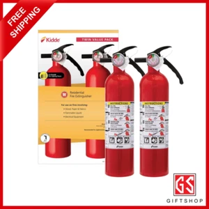 2 fire extinguisher dry chemical powder home office shop safety 1-a:10-b:c - Picture 1 of 14