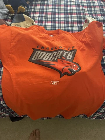 Vintage Charlotte Bobcats Shirt Large Reebok Cover
