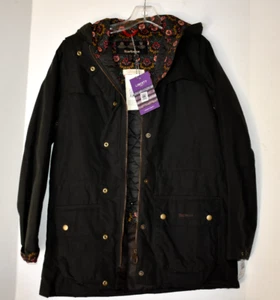 Barbour Blaise Wax Jacket Women Size 4 NWT - Picture 1 of 9
