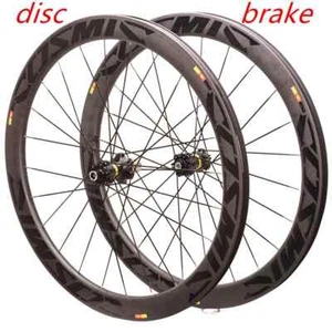 Carbon Fiber Road Bike Disc Brake Wheelset 6 Bolt Center Lock 50mm Clincher - Picture 1 of 6