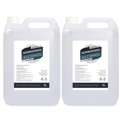 PROTOUCH 2x Isopropyl Alcohol IPA 99.9% 5L Clean Disinfecting Industrial Use Isopropanol