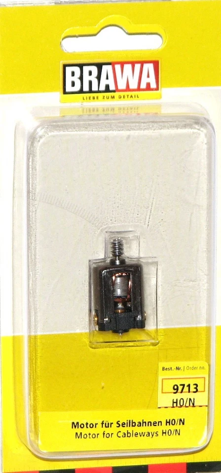 Brawa H0/N 9713 Seilbahn Motor für Seilbahnen - NEU + OVP - Bild 1 von 1