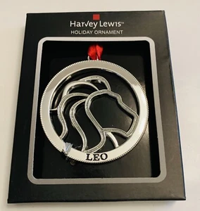 Leo Harvey Lewis Silver-Plated Horoscope/Astrological Sign Ornament - Picture 1 of 3