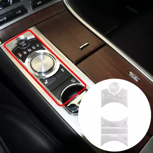 Pegatina de parche de decoración con botón de cambio de control central de aleación para Jaguar XF 12-15 - Imagen 1 de 9