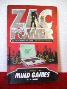 ZAC POWER #3 MIND GAMES 2006 paperback H.I. LARRY Australian chapter book - Picture 1 of 1