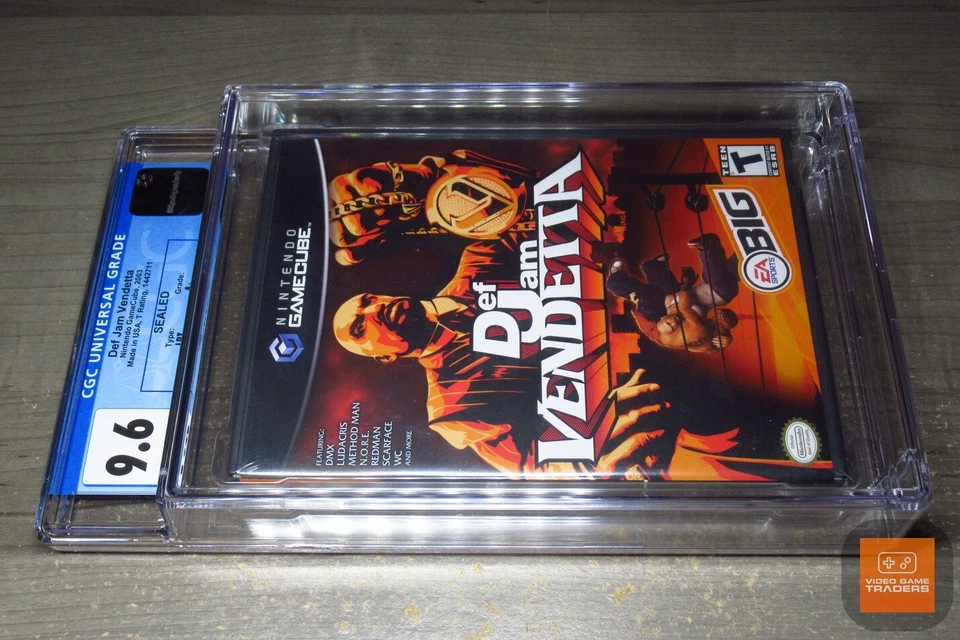 CGC 9.6 A+ - Def Jam Vendetta Black-Label Nintendo GameCube 2003 NEW! - RARE! - Image 1 of 4