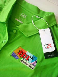 Cutter & Buck Golf Polo Shirt Women 4XL CB DryTec Green SS Austin Texas NWT 4X - Picture 1 of 9