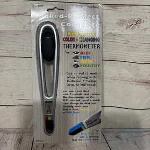 Burton Indoor/Outdoor Cooked-Per’fect Complete Color Changing Thermometer No Box - Picture 1 of 2