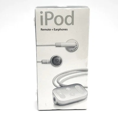 Genuine Apple iPod Remote + Earphones (Brand New Sealed) M9128G/A, 3G 4G Vintage - Image 1 of 4