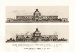 Malta Conservatorio Vincenzo Bugeja Italy Italia Italien Lithographie 1879 - Bild 1 von 1