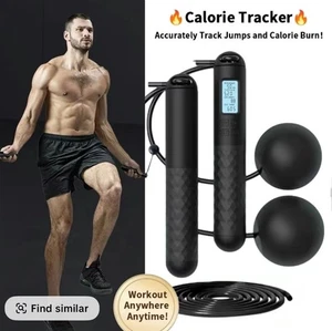 Cuerda de Saltar Inalámbrica con Contra Gravedades Bola Cuerda de Saltar Digital Inteligente Cuerda de Saltar - Imagen 1 de 5