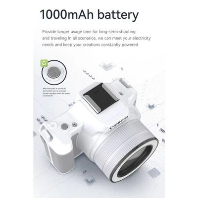 Compact 48MP Digital Camera with 16X Zoom and LED Fill Lights for Photography - Image 1 of 3