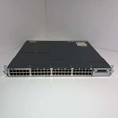 Conmutador de 48 puertos Cisco Catalyst 3750-x WS-C3750X-48T-E Foto 1 de 3