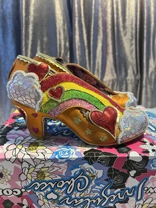 Tacchi arcobaleno civetta irregolari a scelta taglia 4 "Summer Of Love" - Foto 1 di 22