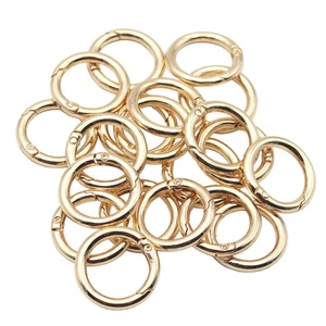 20 Stück Trigger Feder O Ringe Rund Karabiner Clip Schnapper für Schlüsselanhänger Schnalle, B... - Bild 1 von 6
