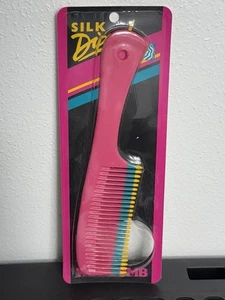 Pettine umido Mebco rosa teal giallo due volte seta immerso vintage anni 80 90 ~ NOS/articolo USA! - Foto 1 di 3