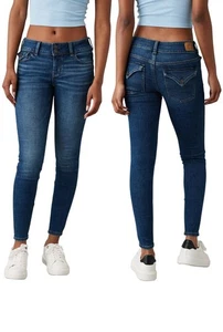 American Eagle Jeans Super Low Rise Jegging Y2K Flap Pocket Skinny 10R 30 x 29 - Bild 1 von 7