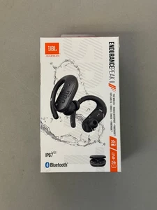 JBL Endurance Peak II Waterproof True Wireless Bluetooth Sport Earbuds Black - Picture 1 of 3