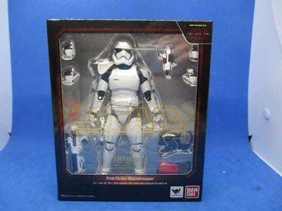Bandai SHF Star Wars First Order Stormtrooper Figure Last Jedi - Image 1 of 2