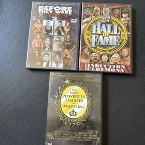 Lot 3 WWE DVDs:Most Powerful Families ,HOF, before Being superstars 2 - Imagen 1 de 6
