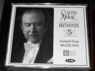 Beethoven: The Five Piano Concertos (Claudio Arrau) 1994 Musical Heritage 3 CDs - Image 1 of 2