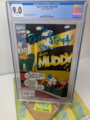 REN & STIMPY SHOW #20 CGC-Grade 9.0 [1994] 1 of 12 in Census; Brand New Slab - Image 1 of 4