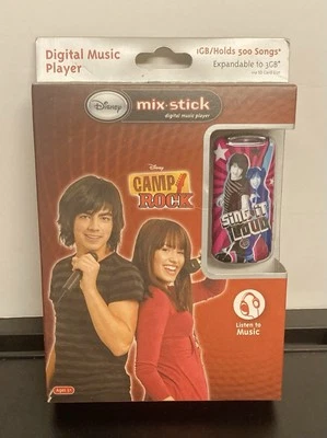 2008 Disney Camp Rock Mix-Stick digital music Player - New MISB - Image 1 of 2