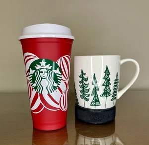 Konvolut! Starbucks Red Cup 2024 Holiday 16oz Tumbler, 2015 Christmas Tress 16 Becher - Bild 1 von 21