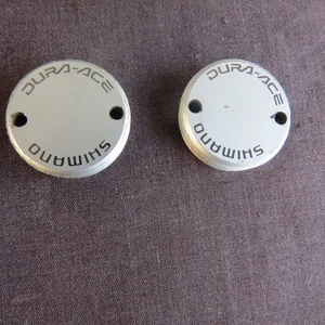 SHIMANO DURA-ACE KURBELKAPPEN FÜR ARME SET VINTAGE FAHRRAD - Bild 1 von 4