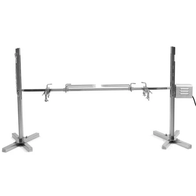 BBQ-Toro Edelstahl Spanferkelgrill, elektisch | Lammgrill mit Drehspieß + Motor - Bild 1 von 4