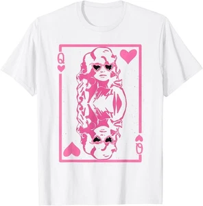 Queen of Hearts Retro Dolly Heart San Valentín Camiseta Sudadera con Capucha - Imagen 1 de 8