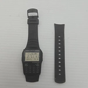 Casio DBC-32-1A schwarz Unisex Digital Taschenrechner Datenbank Uhr (gebrochenes Band) - Bild 1 von 3