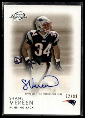 2011 Topps Legends Rookie Auto /99 Shane Vereen #RA-SV RC - Image 1 of 2