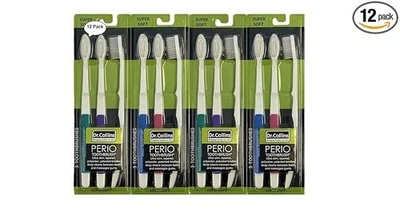 Perio Toothbrush 3 Pack, (Colors Vary) (Qty. 12, Pack of 4) - Image 1 of 3