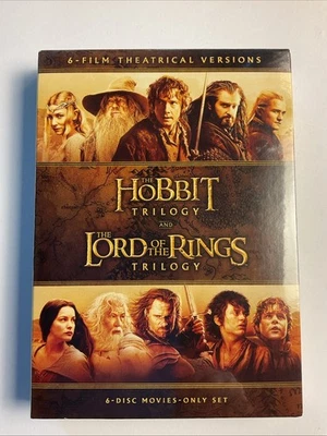 The Hobbit Trilogy / the Lord of the Rings Trilogy: 6-Film Theatrical Vers. DVD - Image 1 of 2