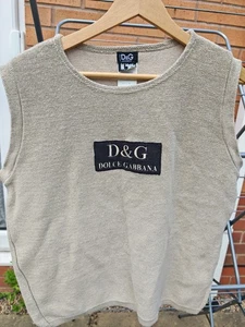 Mens Dolce And Gabbana Sleeveless Mens Top Large But More Like Medium - Picture 1 of 4