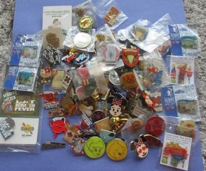 Disney Sports Olympic Sturgis Hello Kitty NCAA Coca-Cola Lot of 100 pins Pin - Picture 1 of 18