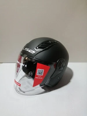 Motorradhelm   LS2, AIRFLOW II blackmat Motorrad-Jethelm, L - Bild 1 von 4