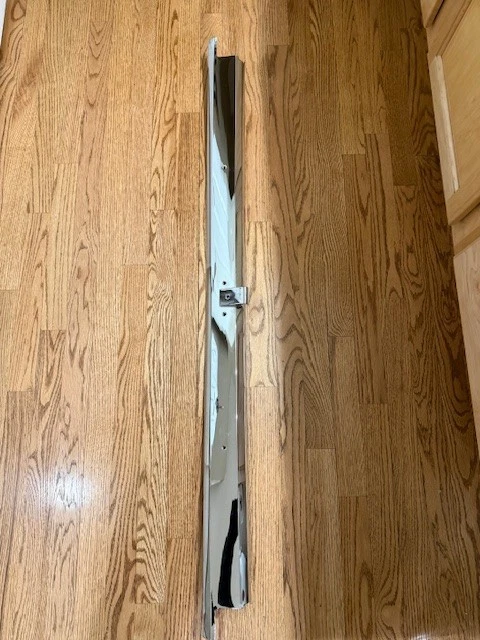 1964 1965 Lincoln Continental acabamento interior moldura para pára-brisa suporte para viseira - Imagem 1 de 4