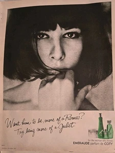 1965 Emeraude Parfum De Coty Perfume more of Romeo Juliet vintage ad - Picture 1 of 1