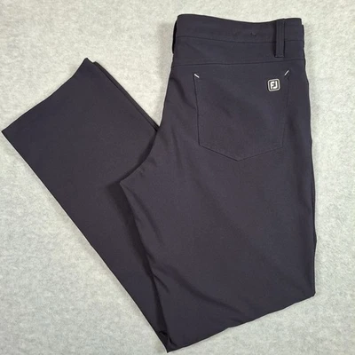 Footjoy FJ Performance Golf Pants Men 34x32 Navy Blue Athletic Fit Stretch - Image 1 of 4