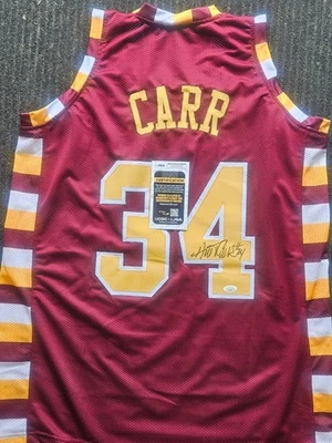 Austin Carr Signed Maroon Jersey JSA - Image 1 of 2